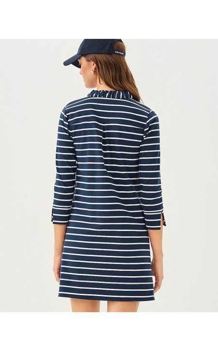 KNIGHTLEY DRESS - LOW TIDE NAVY HERITAGE STRIPE - Image 4