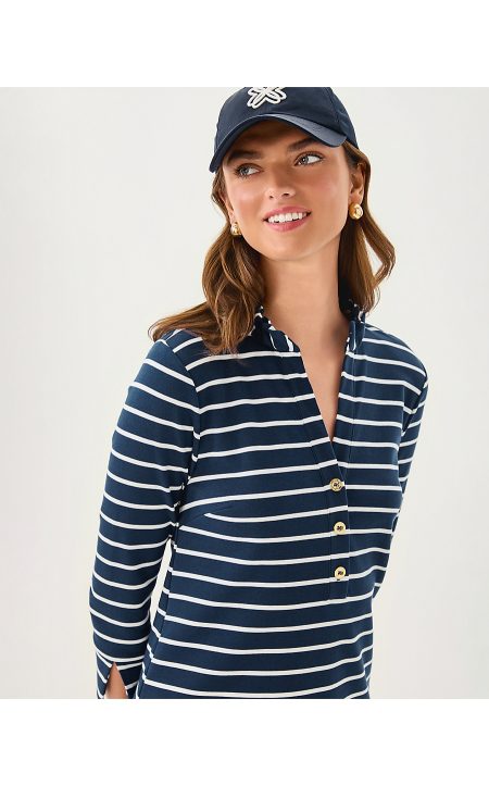 KNIGHTLEY DRESS - LOW TIDE NAVY HERITAGE STRIPE - Image 3