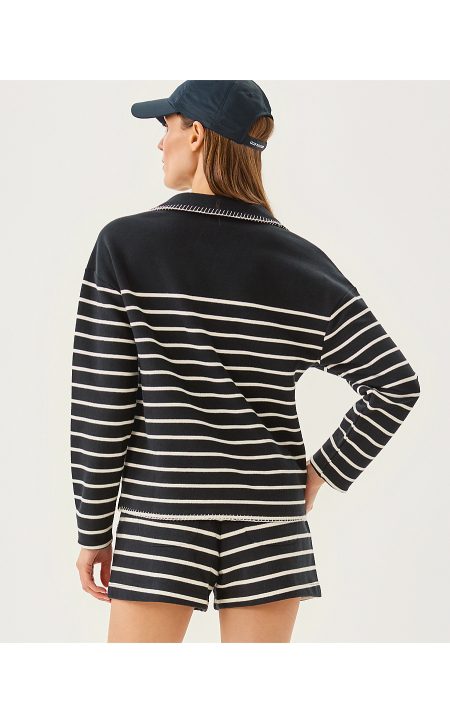 CORVAYA PULLOVER - NOIR LEGACY STRIPE - Image 4