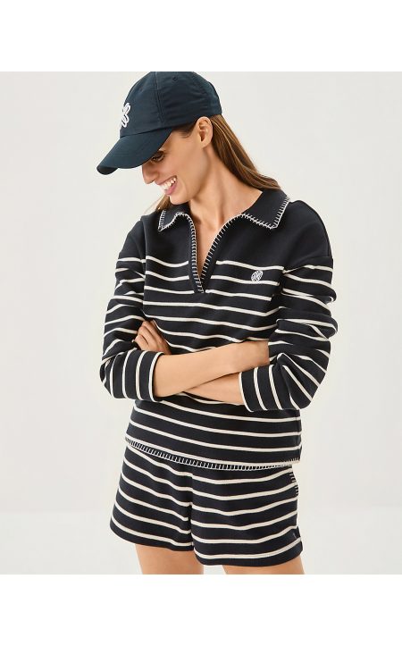 CORVAYA PULLOVER - NOIR LEGACY STRIPE - Image 3